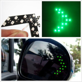 LED указатели поворота зеркала заднего вида зелен