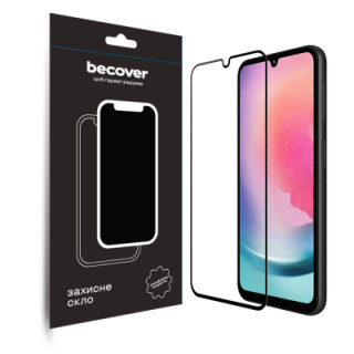 Стекло защитное BeCover Samsung Galaxy A24 4G SM-A245/M34 5G SM-M346 Black (709083)