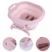Массажная ванночка для ног складная (розовый)