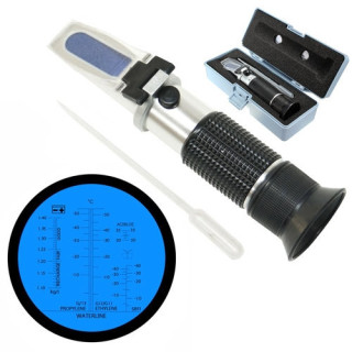 Рефрактометр тестер антифриза теплоносителя электролита AdBlue ATC RZ115