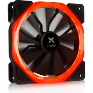 Кулер для корпуса Vinga LED fan-01 red