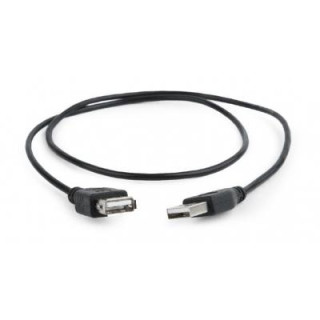 Дата кабель USB 2.0 AM/AF 0.75m Cablexpert (CC-USB2-AMAF-75CM/300-BK)