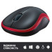 Мышка Logitech M185 red (910-002240)