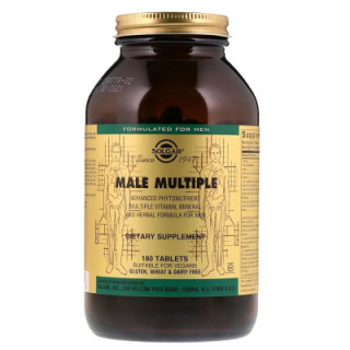 Мультивитамин Solgar Мультивитамины для Мужчин, Male Multiple, 180 таблеток (SOL-01714)