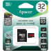 Карта памяти Apacer 32GB microSDHC class 10 UHS-I U1 (R85 MB/s) (AP32GMCSH10U5-R)