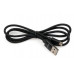 Дата кабель USB 2.0 AM to Micro 5P 1m nylon black Vinga (VCPDCMNB1BK)