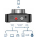Bluetooth 5.0 аудио приемник ресивер звука 3D RCA AUX TF, BR04