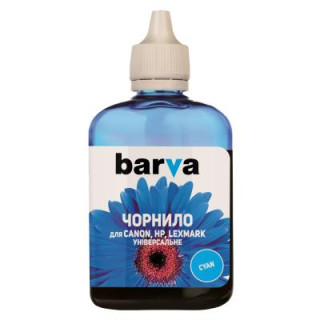 Чернила Barva CANON/HP/Lexmark Universal №4 CYAN 90г (CU4-472)