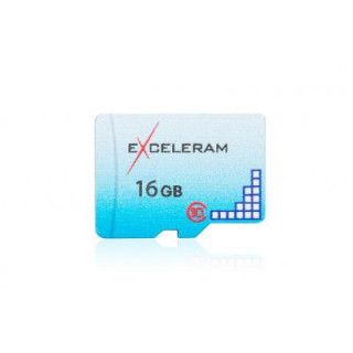 Карта памяти eXceleram 16GB microSD class 10 Color series (EMSD0003)