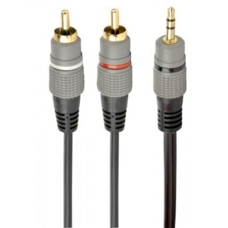 Кабель мультимедийный Jack 3.5mm to 2хRCA 2.5m Cablexpert (CCA-352-2.5M)