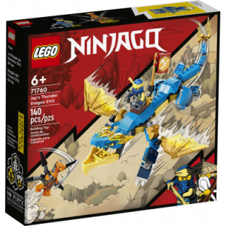 Конструктор LEGO Ninjago Грозовой дракон ЭВО Джея 140 деталей (71760)